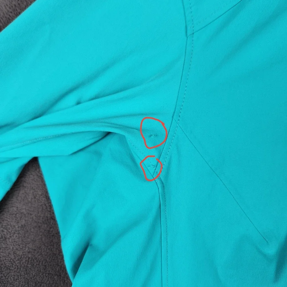 Arcteryx Psiphon SL Pullover Womens Large Blue 1/2 Zip Technical Hooded Jacket - Picture 2 of 11